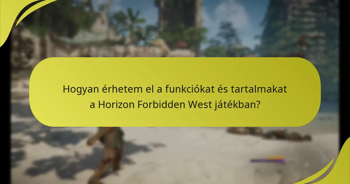 Mik a kulcsfontosságú fiókbeállítások a Horizon Forbidden West játékban?