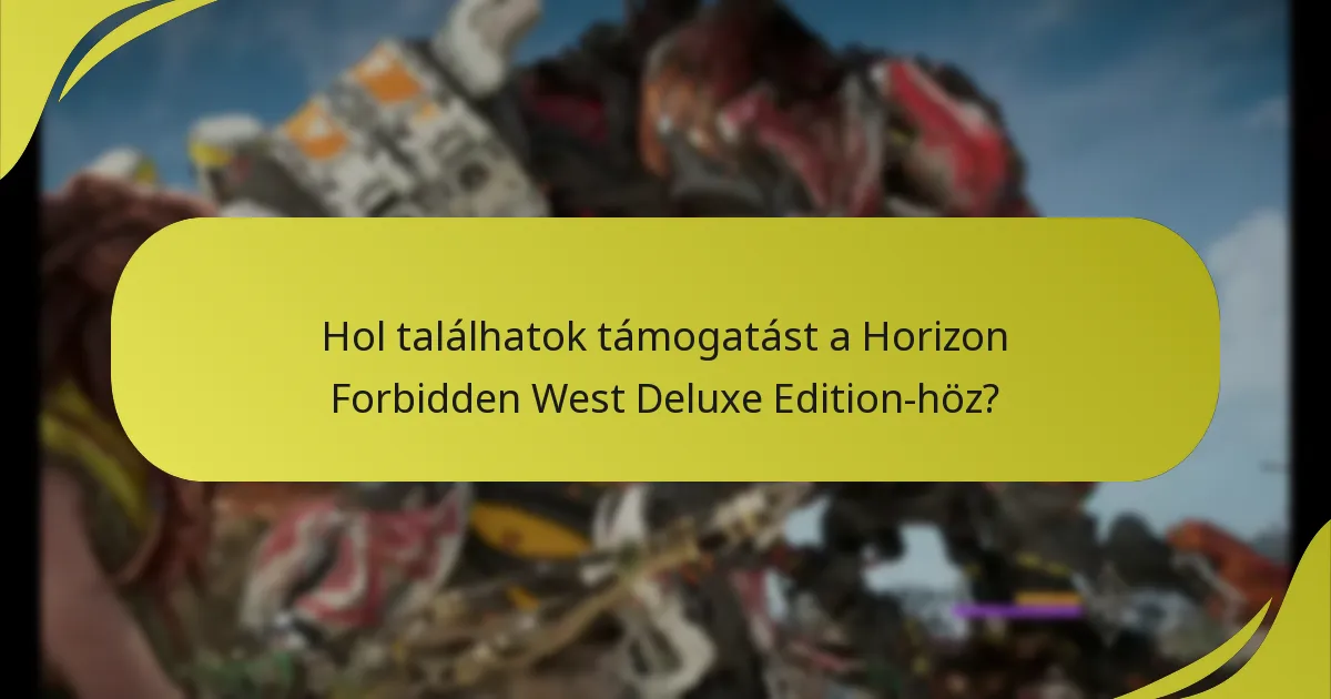 Hogyan hibaelhárítani a Horizon Forbidden West Deluxe Edition problémáit?